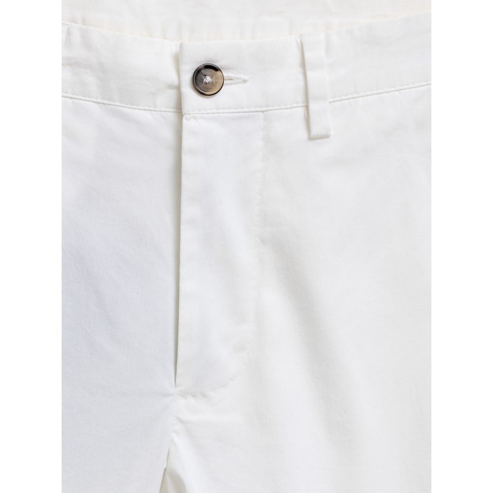 White Cotton Bermuda