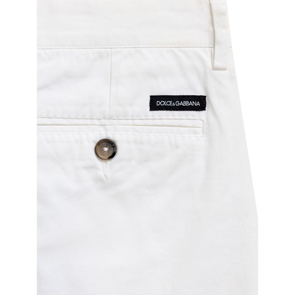 White Cotton Bermuda