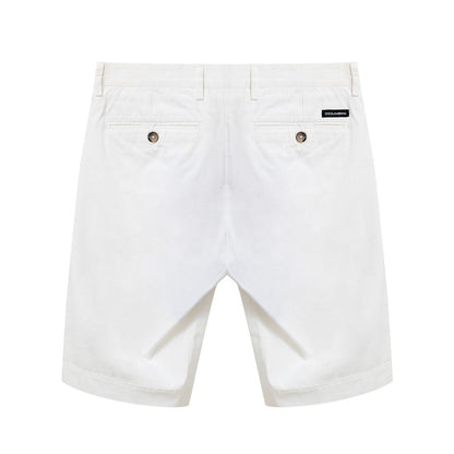White Cotton Bermuda