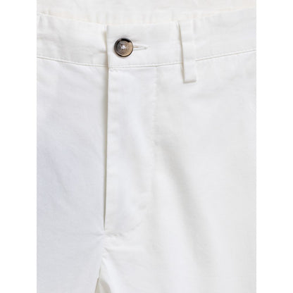 White Cotton Bermuda