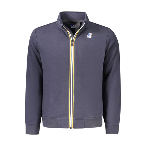 Blue Cotton Men Sweater