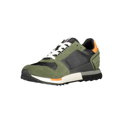 Green Polyester Sneaker