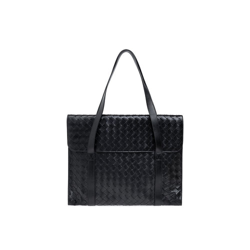 Intrecciato Leather Briefcase