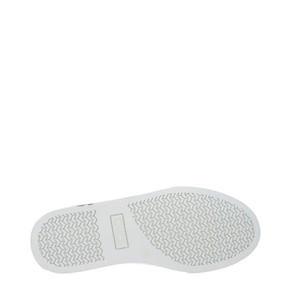 White Fabric High Tops