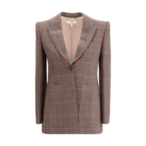 Wool plaid Blazer