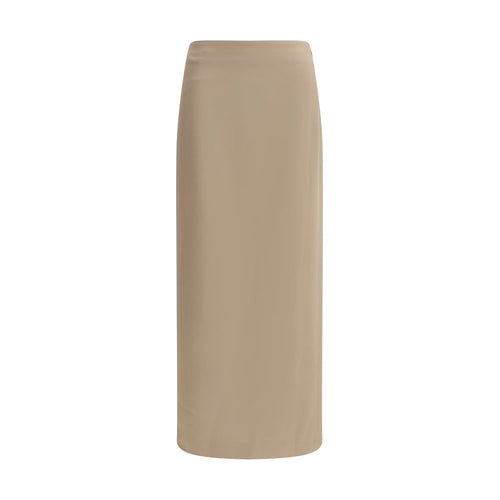 Satin midi Skirt