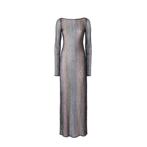 Handcrafted Knit Midi Dress