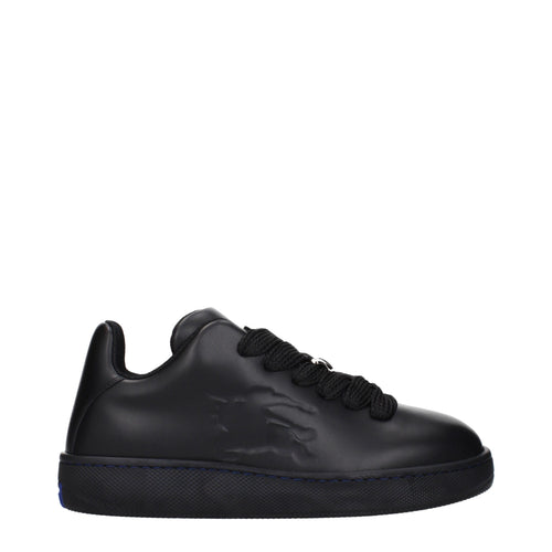 Black Leather Low Tops