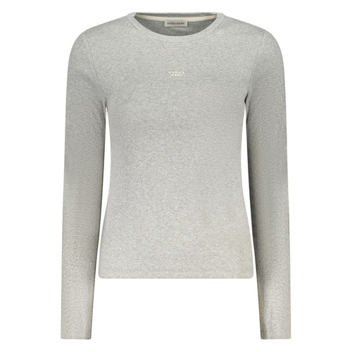 Gray Cotton Women T-Shirt