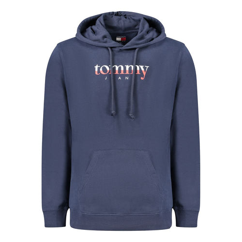 Blue Cotton Men Sweater