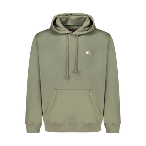 Green Cotton Men Sweater