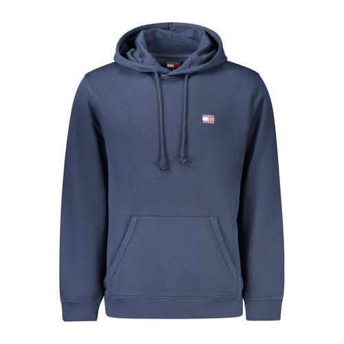 Blue Cotton Men Sweater