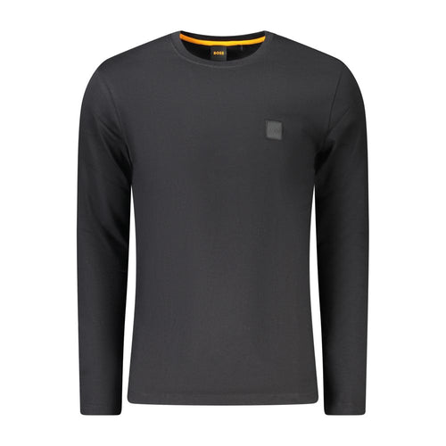 Black Cotton Men TShirt